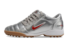 Chuteira Nike Total 90 Society - Prata/Vermelho - comprar online