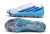 Chuteira Adidas F50 Hyperfast Laceless FG - Azul - loja online