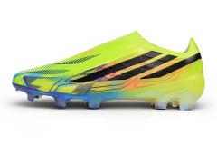 Chuteira Adidas F50 Hyperfast Laceless FG - Amarelo