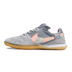 Chuteira Nike Street Gato Futsal IC - Cinza/Rosa