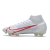 Chuteira Nike Mercurial Superfly 8 Elite Campo FG - Branco/Vermelho