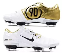 Chuteira Nike Total 90 Campo - Branco/Dourado - comprar online