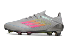 Chuteira Adidas F50 X Campo - Cinza/Rosa - comprar online