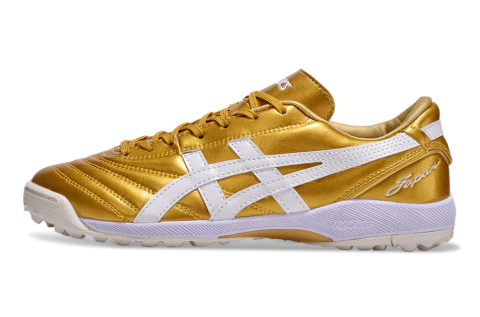 Chuteira Asics Japan Society - Dourado/Branco