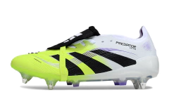 Chuteira Adidas Predator 25 Elite Tongue SG - Branco/Verde - comprar online