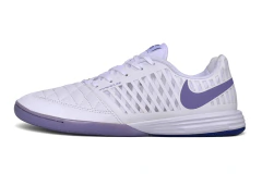 Chuteira Nike Lunar Gato Futsal - Branco/Roxo