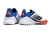 Chuteira Adidas X F50 Pro Society - Branco/Azul/Laranja - comprar online