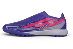 Chuteira Adidas F50 Hyperfast Laceless TF - Roxo
