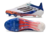 Chuteira Adidas F50 X Campo - Branco/Azul/Laranja