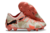 Chuteira Puma Future 7 Ultimate Campo FG - Branco/Laranja - comprar online