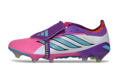 Chuteira Adidas Predator Tongue 26 Elite FG - Rosa