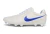 Chuteira Nike Tiempo Ligera Pro FG - Branco/Azul