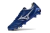Chuteira Mizuno Morelia Neo 4 Campo - Azul/Branco/Dourado - Marca Esportiva - Loja Especializada em Chuteiras 