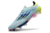 Chuteira Adidas F50 X Campo - Azul Claro/Verde/Rosa - Marca Esportiva - Loja Especializada em Chuteiras 