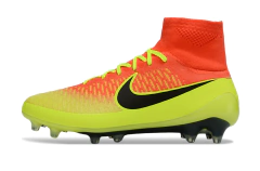 Chuteira Campo Nike Magista Obra FG - Amarelo/Laranja - comprar online