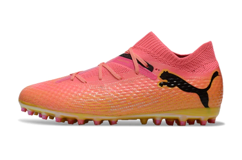 Chuteira Puma Future 7 Match MG - Laranja/Preto