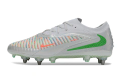Chuteira Nike Phantom 6 Elite SG - Cinza/Verde - comprar online