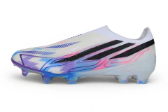 Chuteira Adidas F50 Hyperfast Laceless FG - Branco