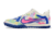 Chuteira Nike Mercurial Vapor 15 Pro Society - Branco/Azul/Verde/Rosa