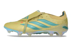 Chuteira Adidas Predator Tongue 26 Elite FG - Dourada