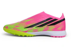Chuteira Adidas F50 Hyperfast Laceless TF - Rosa