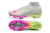 Chuteira Nike Air Zoom Mercurial Superfly 10 Elite Campo - Cinza/Rosa - loja online