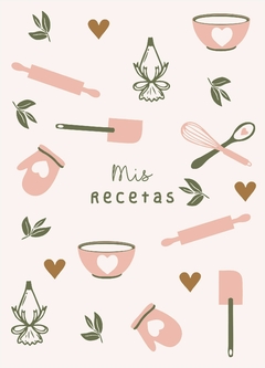 Cuaderno de recetas - comprar online