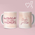 Caneca personalizada com frase motivacional sobre jornada e propósito