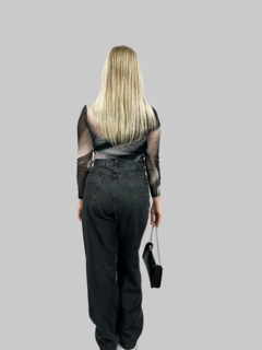 BODY TULE CINZA MESCLA - loja online