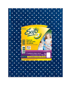 Cuaderno exito E3 rayado lunares 48 hojas