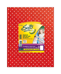 Cuaderno exito E3 rayado lunares 48 hojas - comprar online