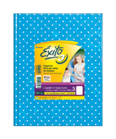 Cuaderno exito E3 rayado lunares 48 hojas - tienda online