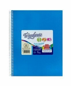 cuaderno triunfante 123 con espiral 60 hojas rayadas - Comuna Cabra