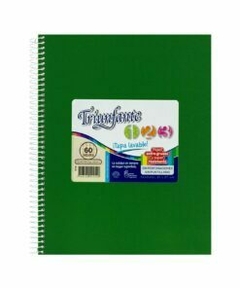 cuaderno triunfante 123 con espiral 60 hojas cuadriculadas - Comuna Cabra