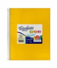 cuaderno triunfante 123 con espiral 60 hojas rayadas en internet