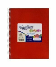 cuaderno triunfante 123 con espiral 100 hojas rayadas en internet