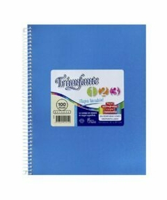 cuaderno triunfante 123 con espiral 100 hojas rayadas - tienda online