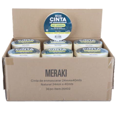 CINTA DE PAPEL MERAKI 36X40 ENMASCARAR - comprar online