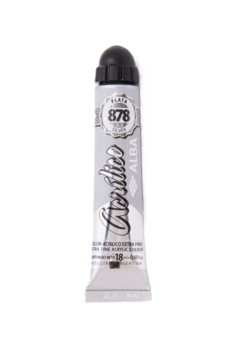 Acrílico Plata 18ml Alba - comprar online