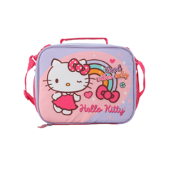 Mochila y Lunchera HELLO KITTY Arcoiris good vibes en internet