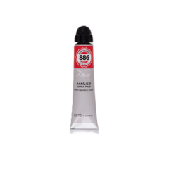 Acrílico Rojo Mediano 18ml Alba - comprar online