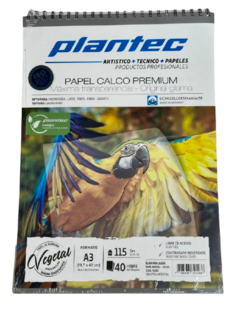 BLOCK PAPEL CALCO PLANTEC C/ESP 115GR A3 X40 HJS