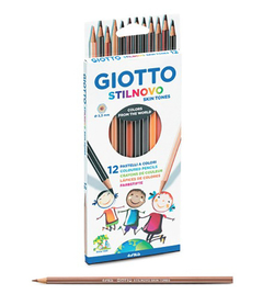 LAPICES DE COLORES GIOTTO STILNOVO SKIN TONES X 12 LARGOS - comprar online