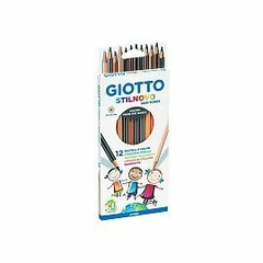 LAPICES DE COLORES GIOTTO STILNOVO SKIN TONES X 12 LARGOS en internet