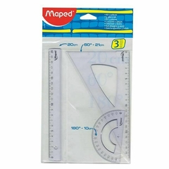 Set Geometría Maped x3 PIEZAS 20CM - comprar online