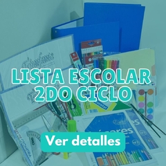 Lista escolar 2do ciclo - comprar online