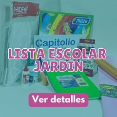 Lista escolar Jardin - comprar online