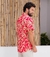 Camisa Masculina Viscose Estampada Pink