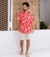 Camisa Masculina Viscose Estampada Pink