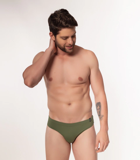 Sunga Super Slim Verde Oliva